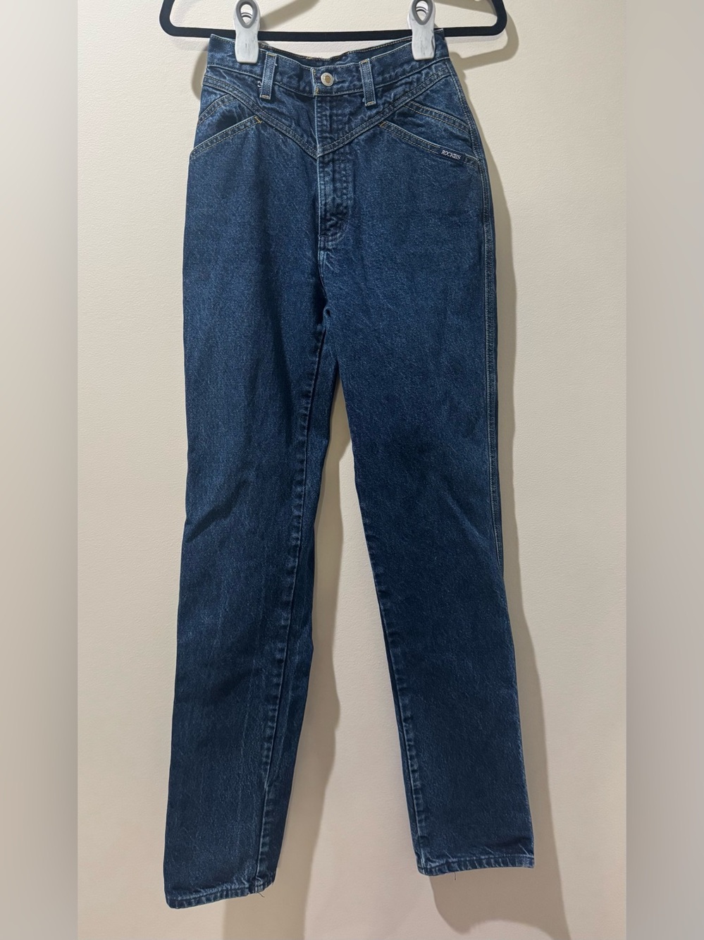 Rockies Slim Straight Dark Blue Jeans